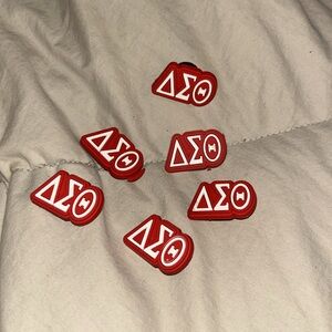 Lot of 6 Delta Sigma Theta Jibitz/ Shoe Charms